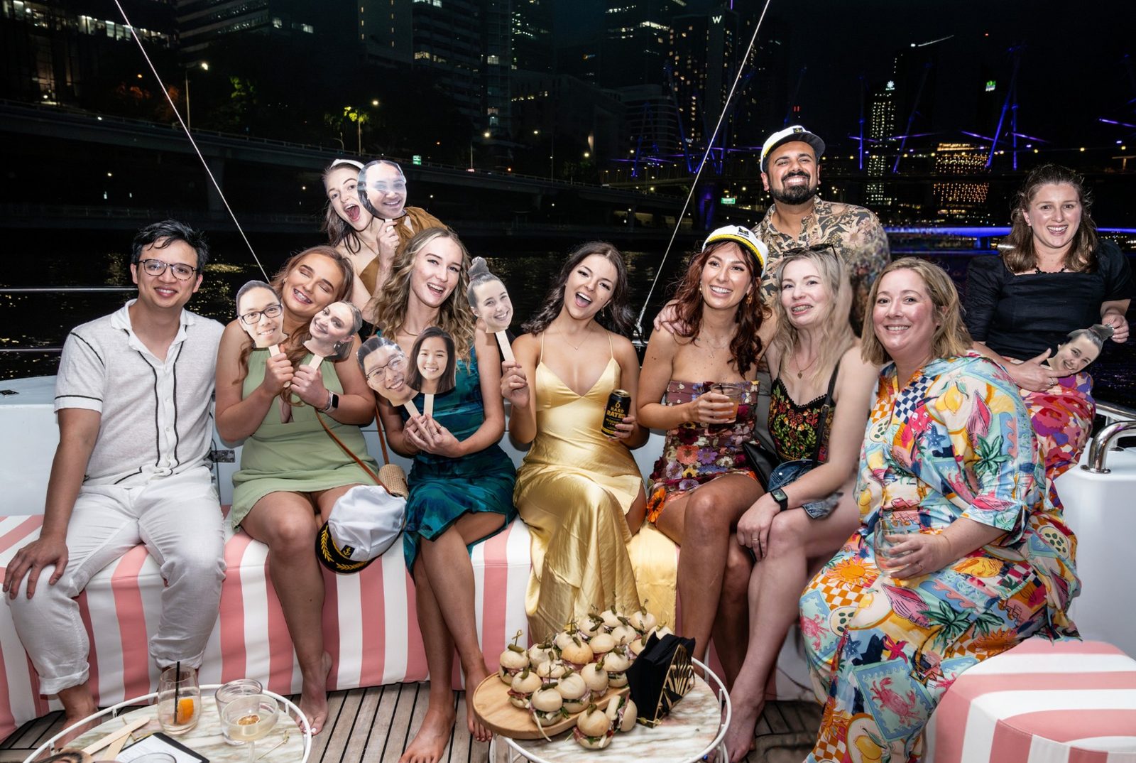 Fernvale team on the Christmas boat trip