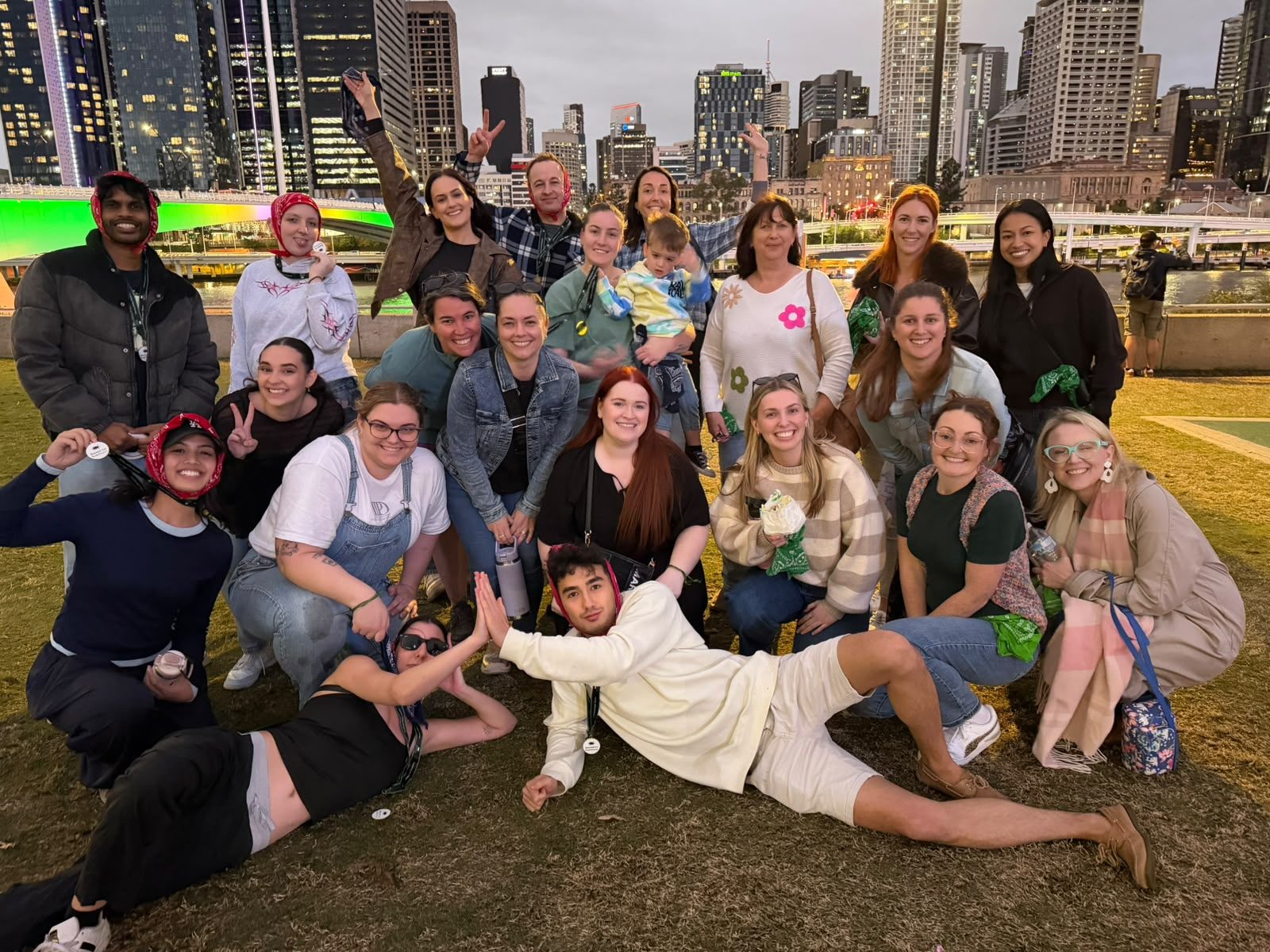 Team night out in Brisbane